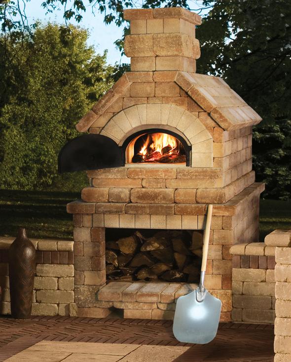 Chicago Brick Oven Built-In Wood Fired Residential Outdoor Pizza Oven
