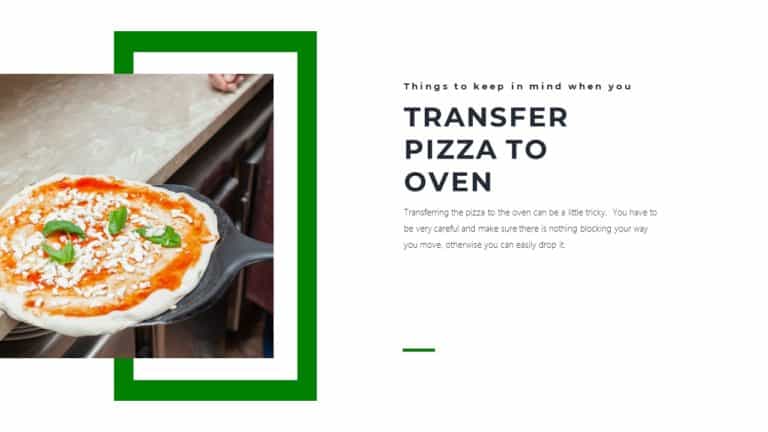Transfer Homemade Pizza to Oven