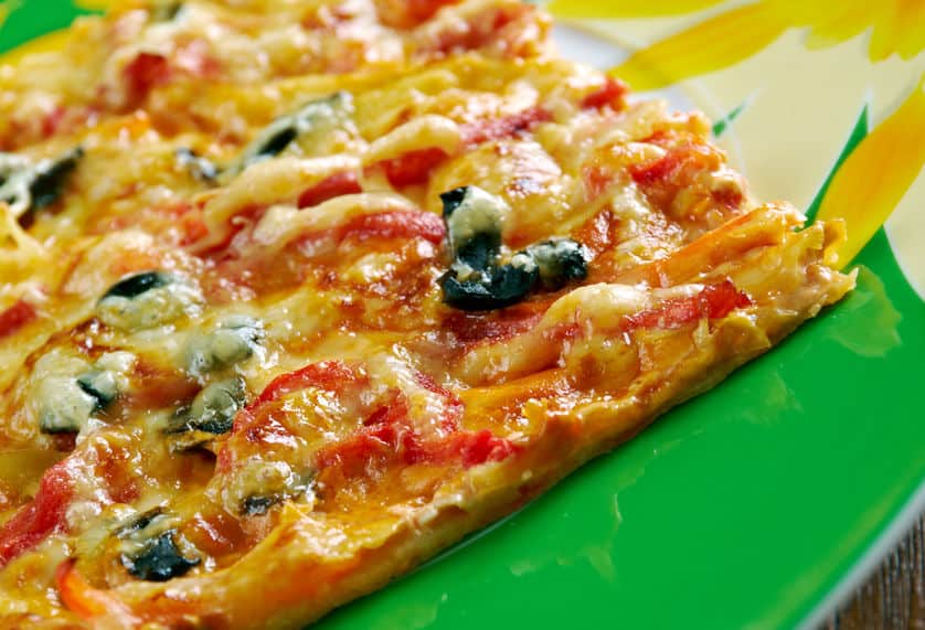 Sicilian pizza originated in Sicily Italy