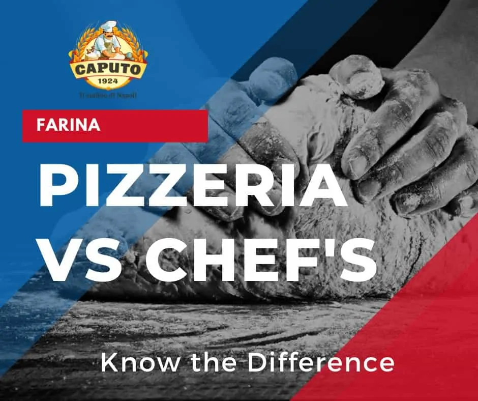 Pizzeria flour vs chefs flour image
