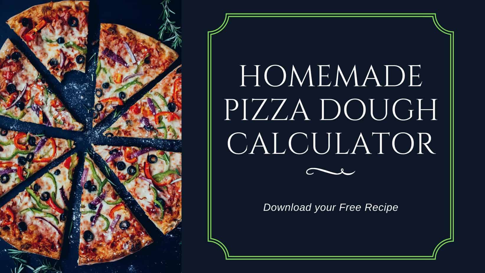homemade pizza dough calculator
