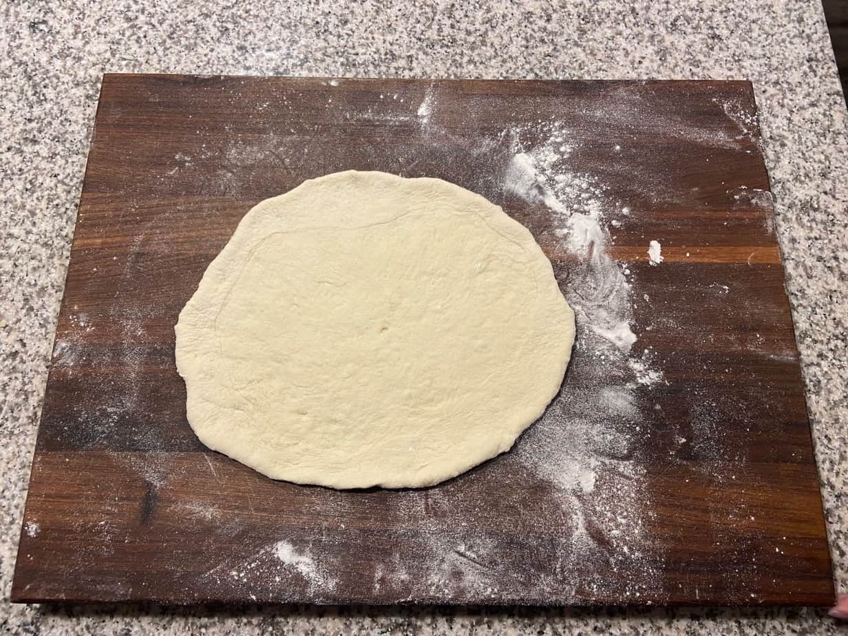 stretch the dough