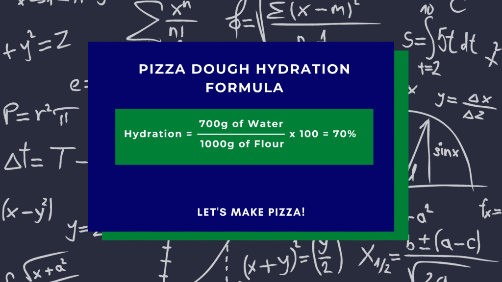 Pizza Dough Hydration Formula