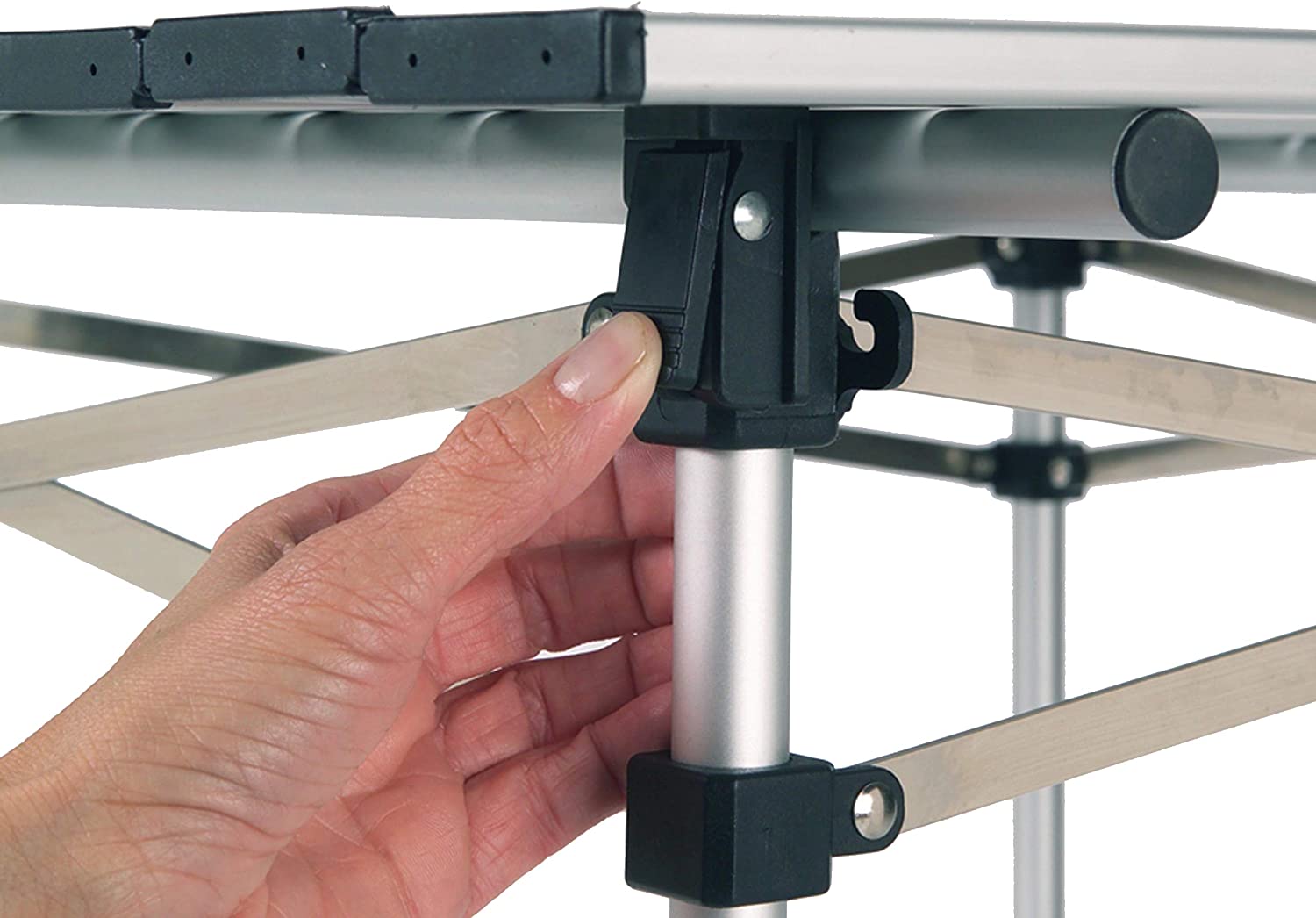 coleman folding table secured legs