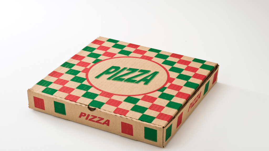 Why is pizza round and comes in a square box
