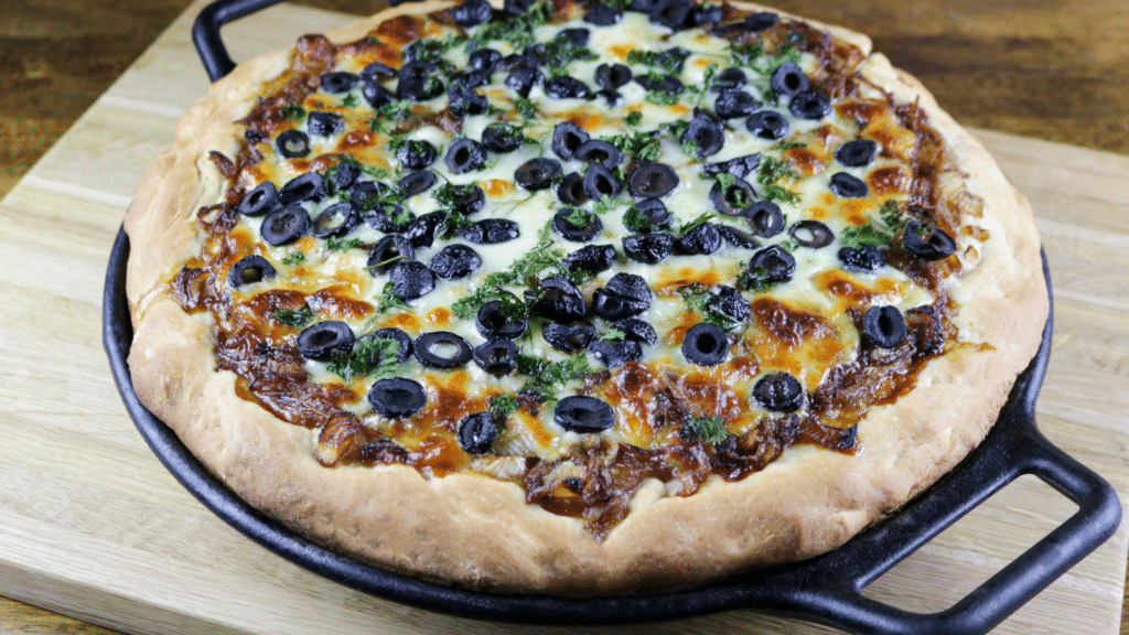 black olive pizza