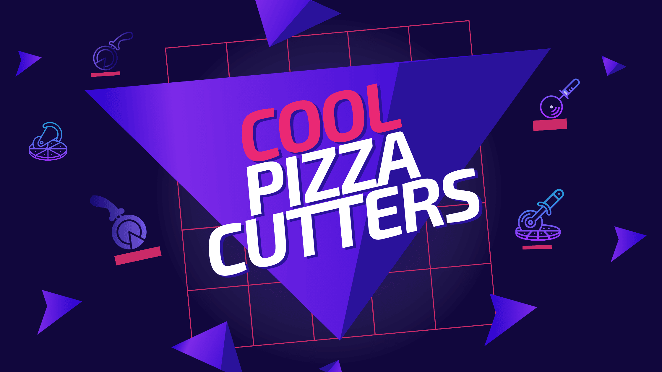 Cool pizza cutters