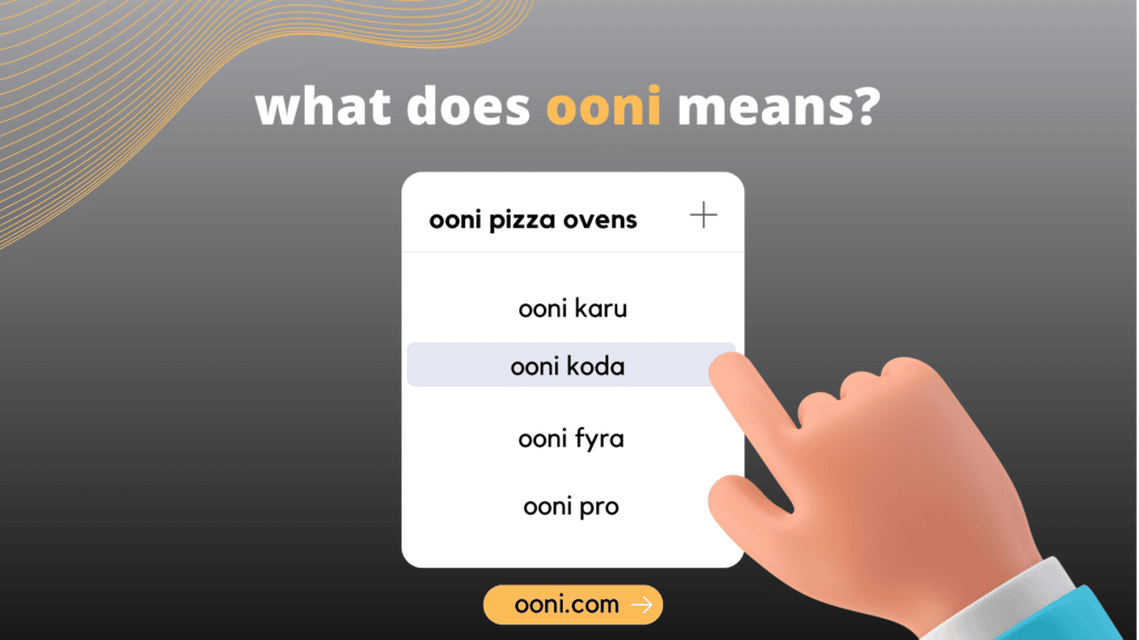 What does ooni means
