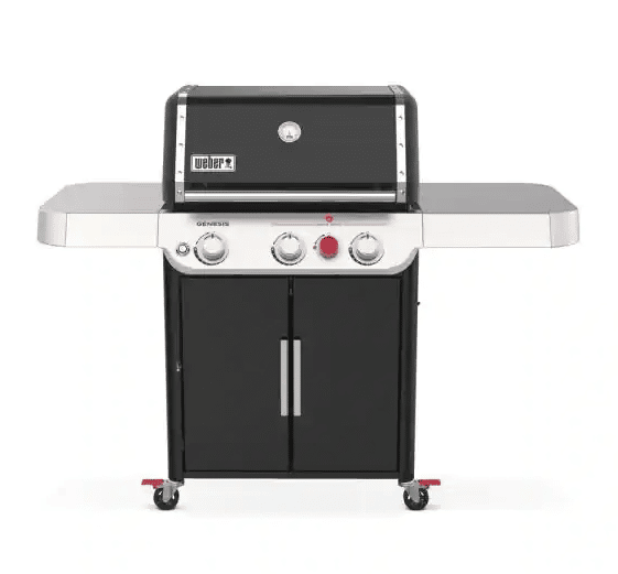 Weber Genesis E-325s 3-Burner Propane Gas Grill in Black with Built-In Thermometer