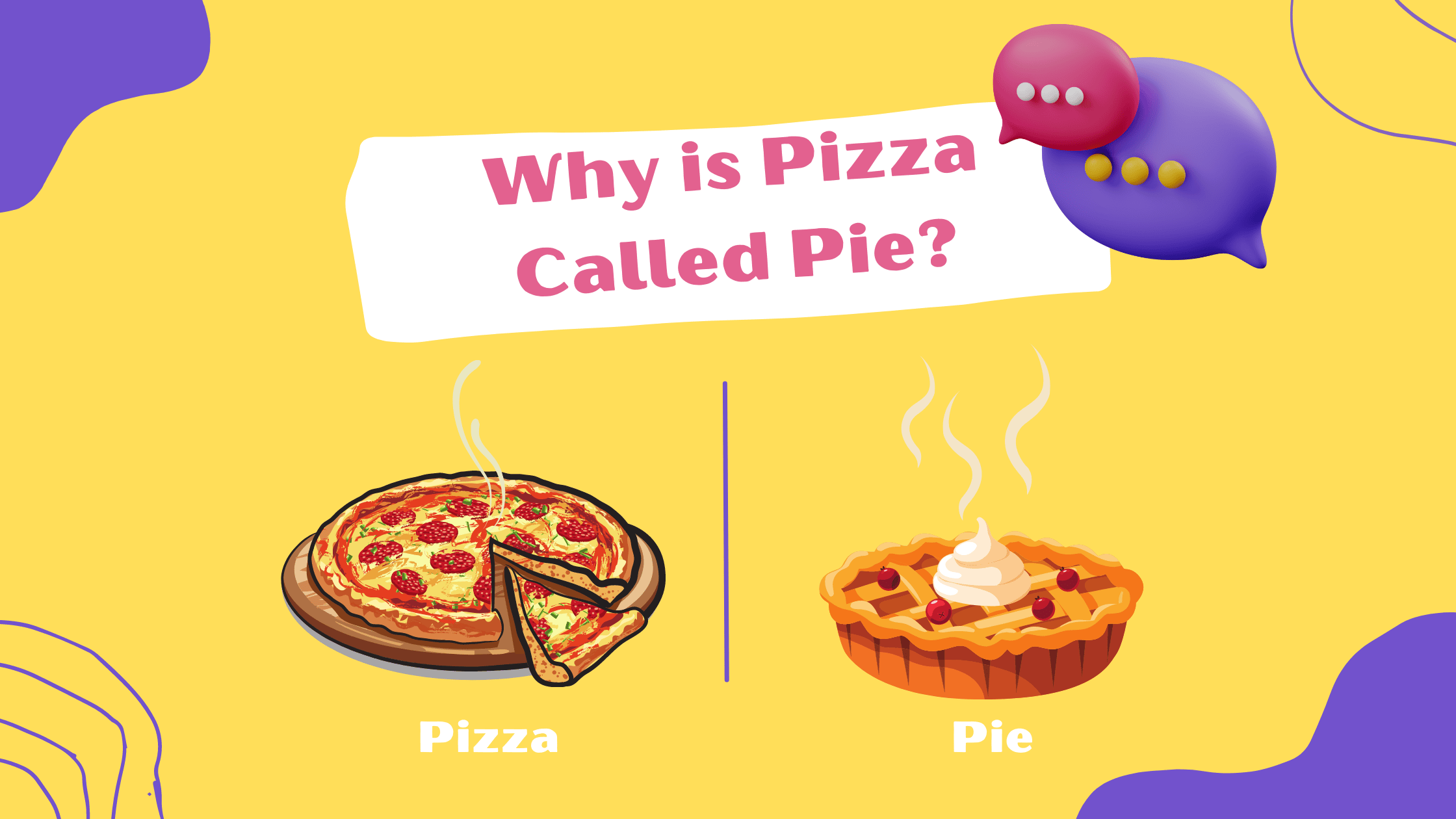 why is pizza called pie