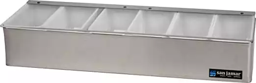 San Jamar Stainless Steel Non-Chilled Tray