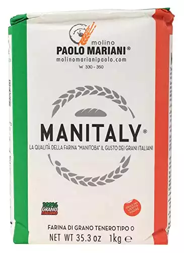 Manitaly Manitoba Type 0 Flour Made with 100% Italian Wheat
