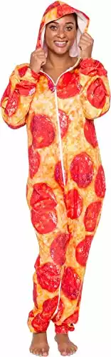 Hooded Pizza Jumpsuit