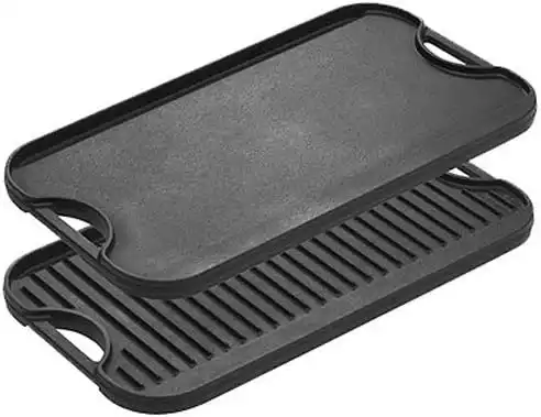 Lodge Pre-Seasoned Cast Iron Reversible Grill/Griddle