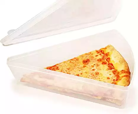 Jumbo New York Pizza Slice Clear Plastic Containers