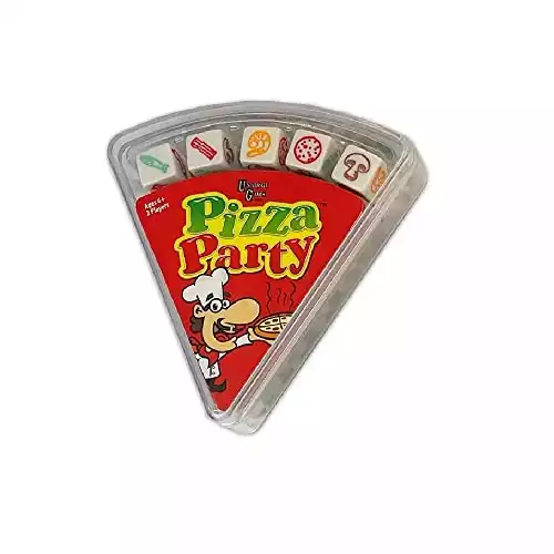 University Games Pizza Party Dice Fast & Frantic Dice Game for Kids