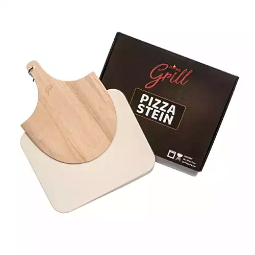 Pizza Stone by Hans Grill Baking Stone For Pizzas use in Oven and Grill