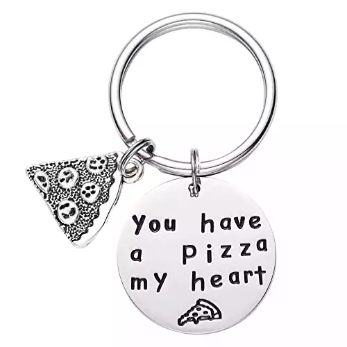 Funny Keychain Pizza Gifts