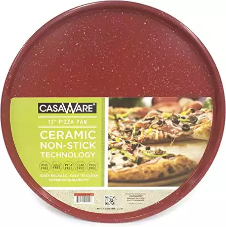 CasaWare Pizza Pan (Red Granite)