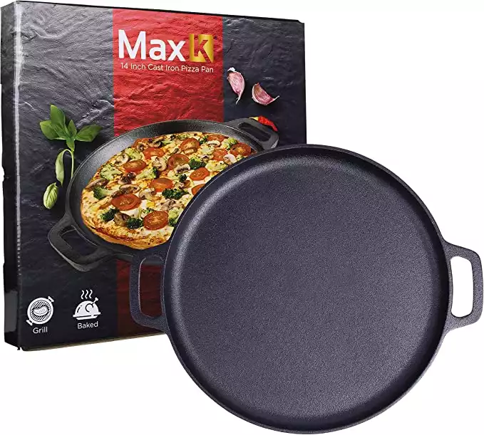 Max K Pizza Pan with Handles