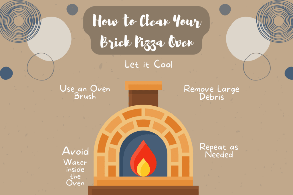 How to clean a brick pizza oven
