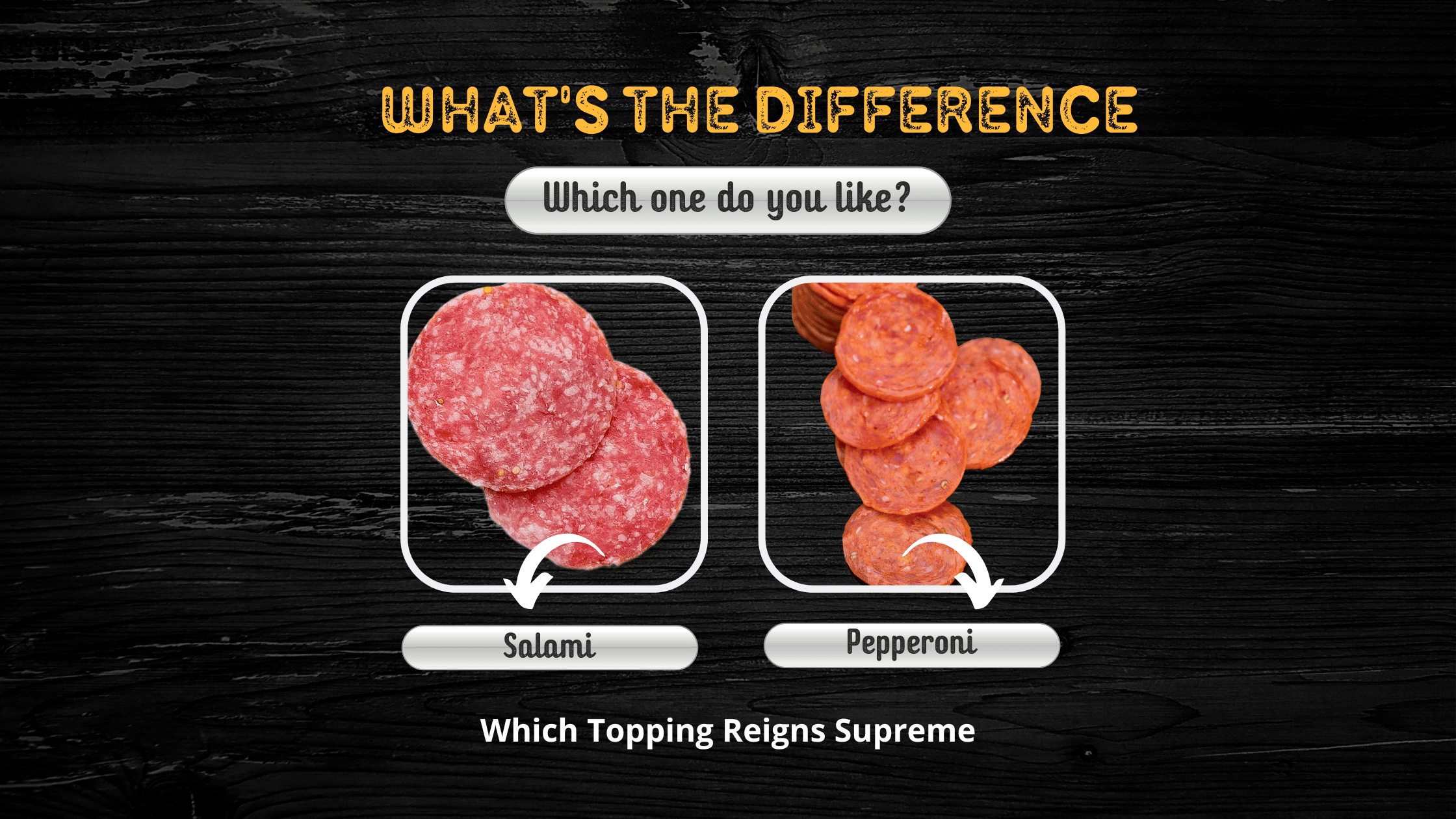 Difference between salami and pepperoni