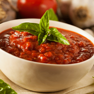 Homemade Pizza Sauce with San Marzano tomatoes