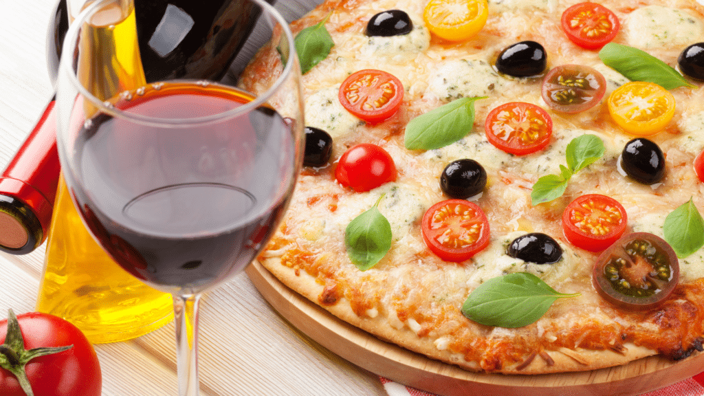 pairing homemade pizza and wine